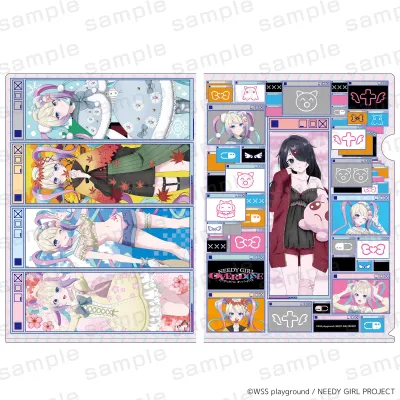 NEEDY GIRL OVERDOSE クリアファイル 四季ver.