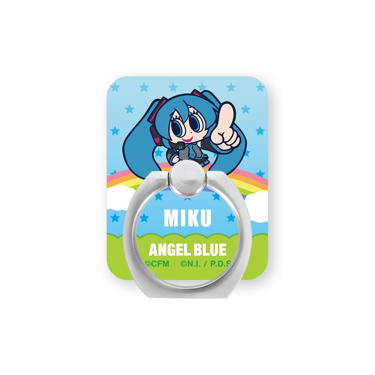 ANGEL BLUEコラボ 描き起こし 初音ミク アクリルスマホリング 2