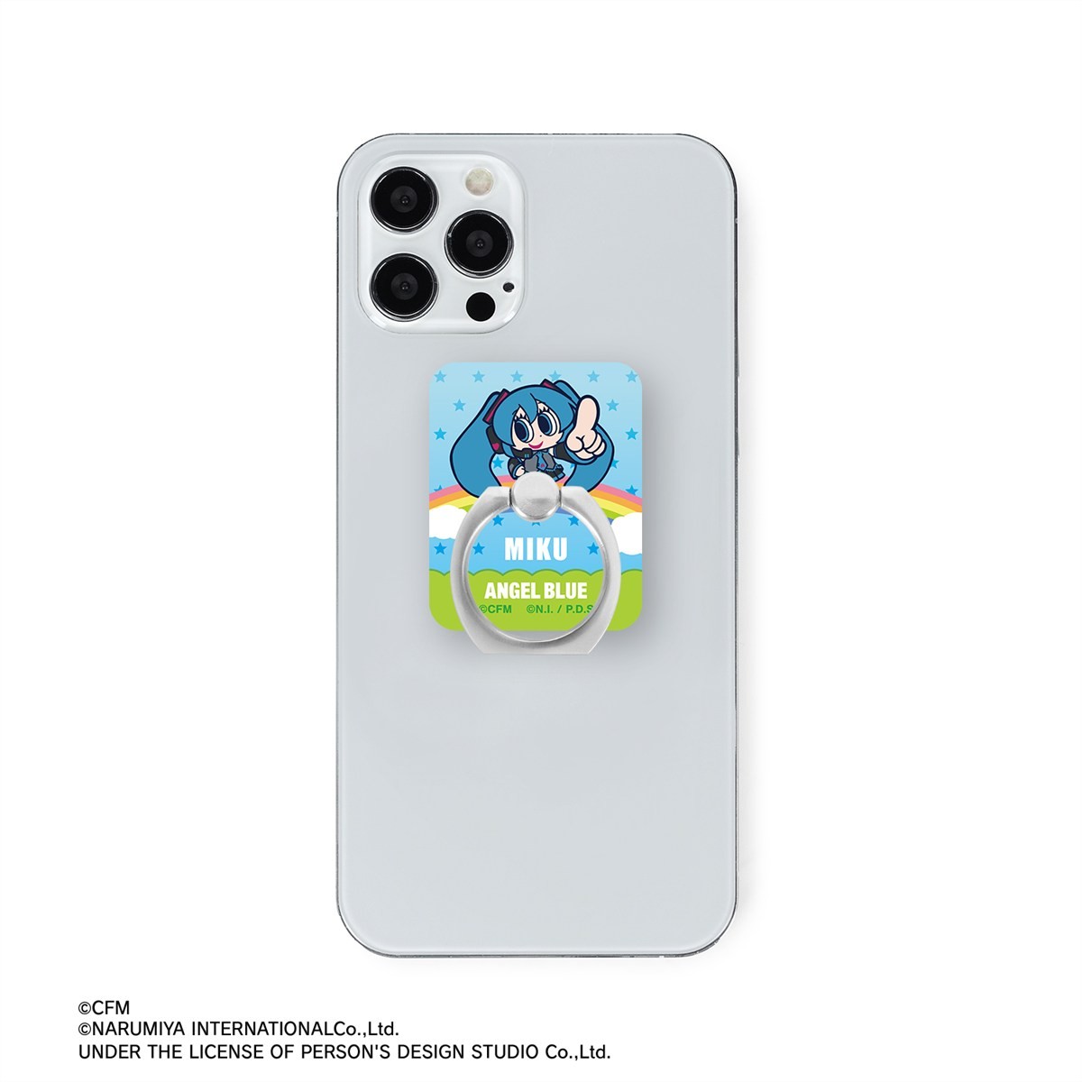 ANGEL BLUEコラボ 描き起こし 初音ミク アクリルスマホリング 6