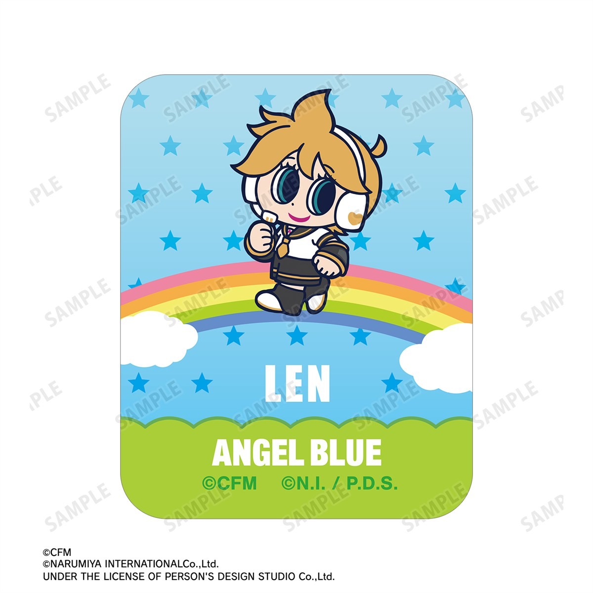 ANGEL BLUEコラボ 描き起こし 鏡音レン アクリルスマホリング 4