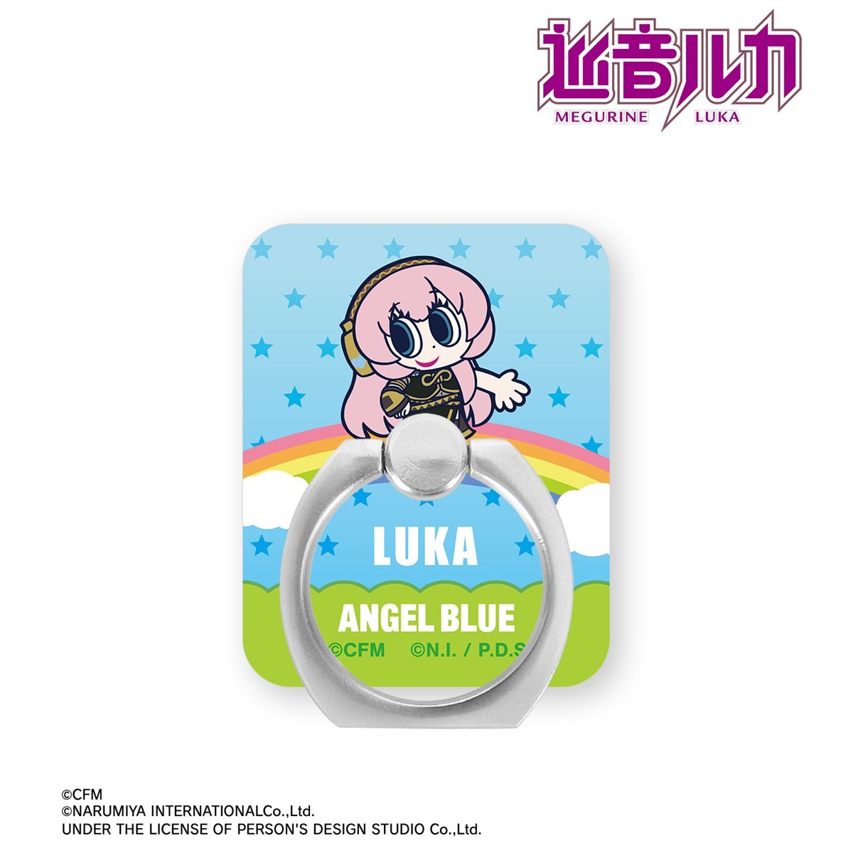 ANGEL BLUEコラボ 描き起こし 巡音ルカ アクリルスマホリング 3
