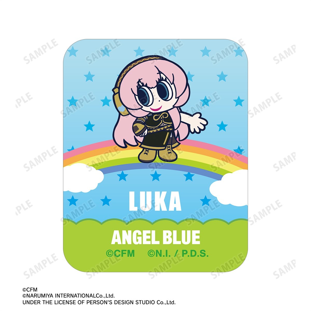 ANGEL BLUEコラボ 描き起こし 巡音ルカ アクリルスマホリング 4