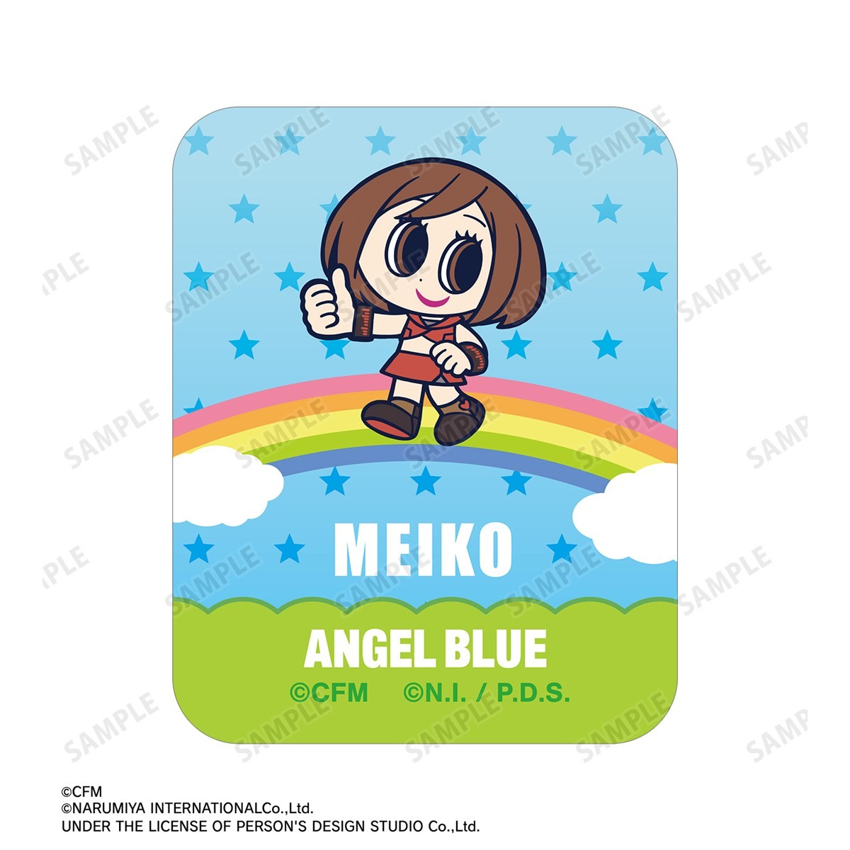 ANGEL BLUEコラボ 描き起こし MEIKO アクリルスマホリング 4