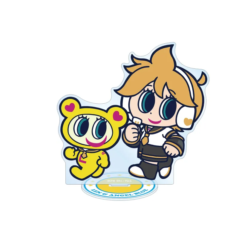ANGEL BLUEコラボ 描き起こし 鏡音レン&ナカムラくん BIGアクリルスタンド