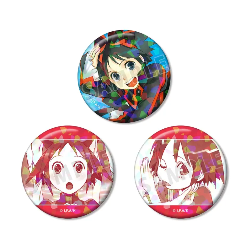 黒鳥千代子 ホログラム缶バッジ3個セット