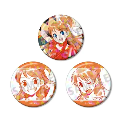 紫苑メグ ホログラム缶バッジ3個セット