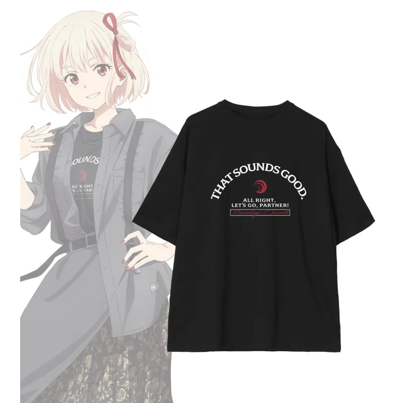 描き下ろし 錦木千束 シャツコーディネートver. BIGシルエットTシャツユニセックス(サイズ/S)