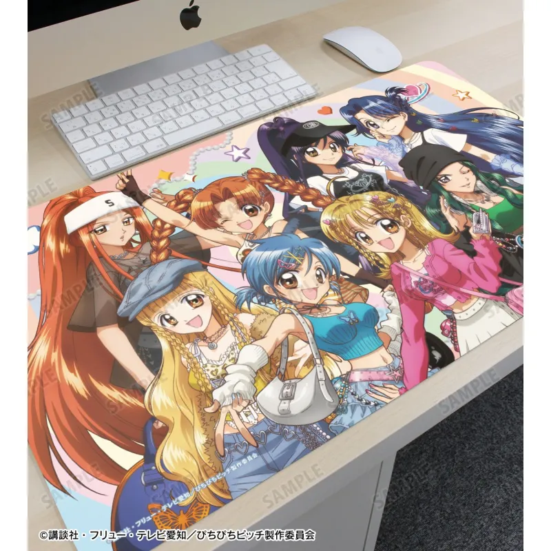描き下ろし 集合 Y2Kファッションver. マルチデスクマット ver.B