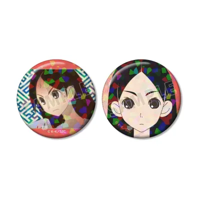 木津 千里 ホログラム缶バッジ2個セット