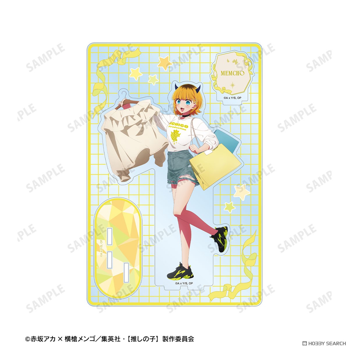 【推しの子】 描き下ろし MEMちょ ショッピングver. パーツ付きBIGアクリルスタンド 3