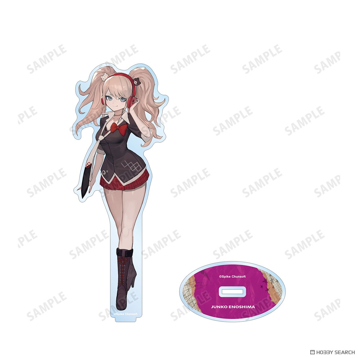 lackさんイラスト 江ノ島 盾子 ヘッドフォンver. BIGアクリルスタンド 4