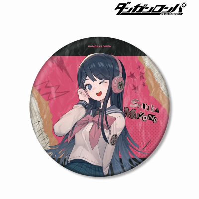 lackさんイラスト 舞園 さやか ヘッドフォンver. BIG缶バッジ 2