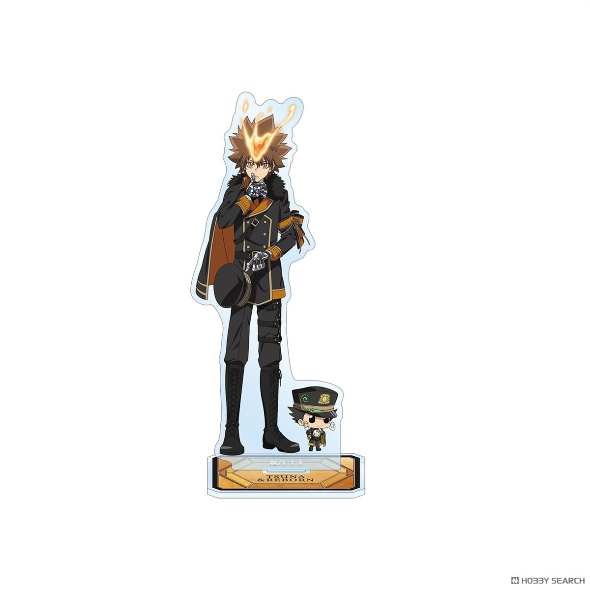 描き下ろし 沢田 綱吉&リボーン ブラックミリタリーver. BIGアクリルスタンド 2