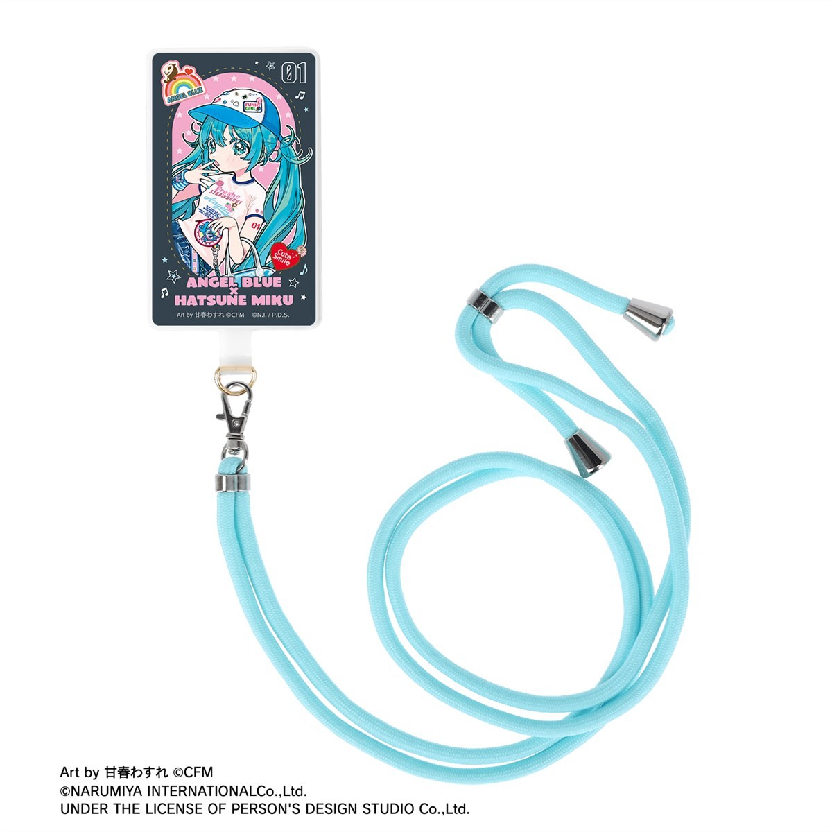 ANGEL BLUEコラボ 描き下ろし 初音ミク Art by 甘春わすれ フォンタブ ver.A 4