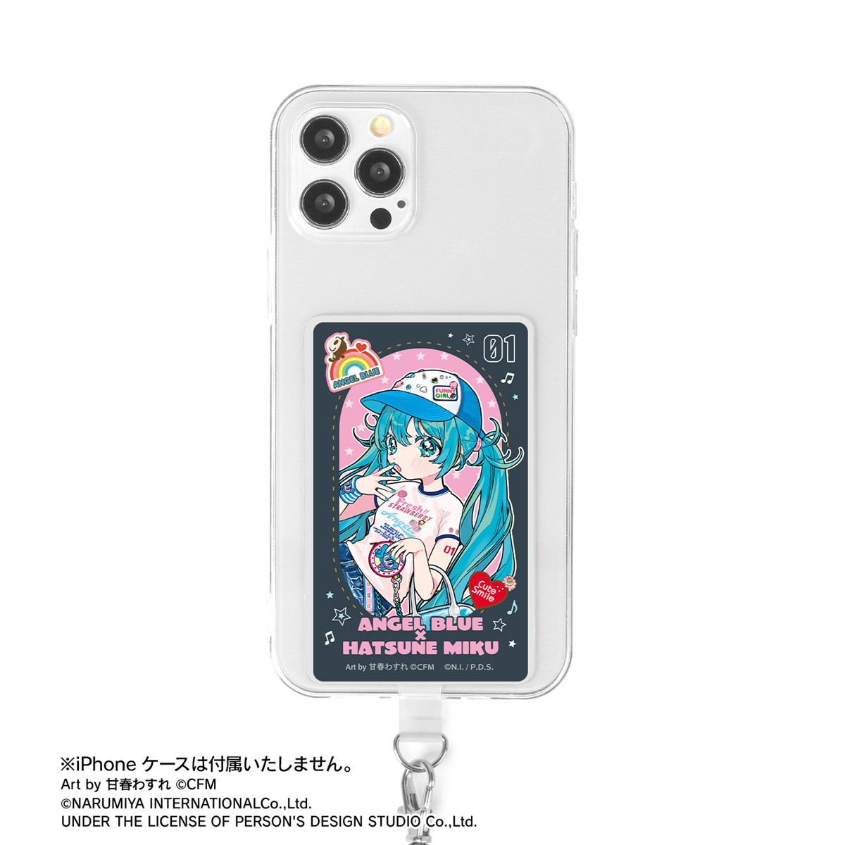 ANGEL BLUEコラボ 描き下ろし 初音ミク Art by 甘春わすれ フォンタブ ver.A 5