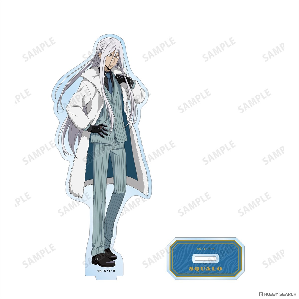 描き下ろし スペルビ・スクアーロ（10年後） 毛皮コート×スーツver. BIGアクリルスタンド 4