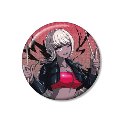 描き下ろし 川奈つばさ ロックバンドver. 75mmグリッター缶バッジ