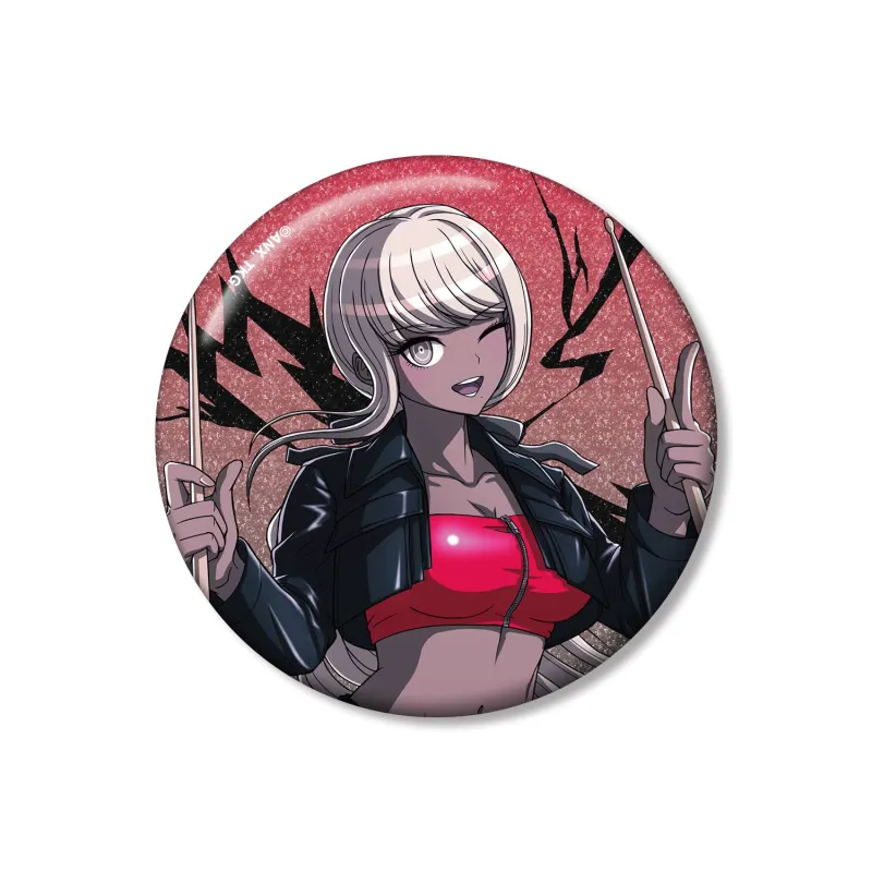 描き下ろし 川奈つばさ ロックバンドver. 75mmグリッター缶バッジ