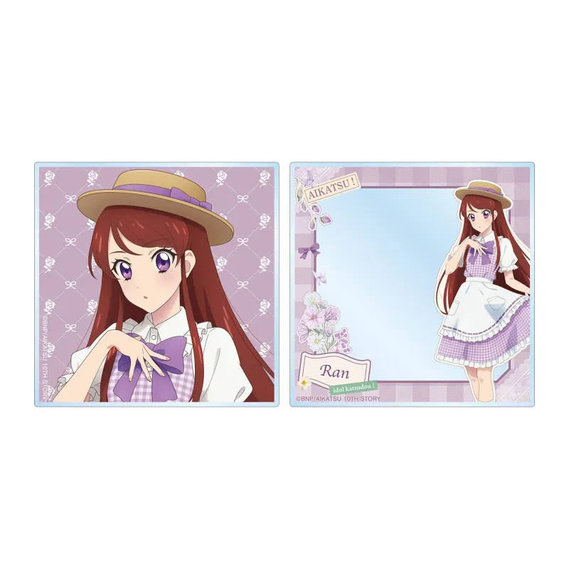 描き下ろし 紫吹 蘭 カントリーワンピースver. アクリルフォト2枚セット