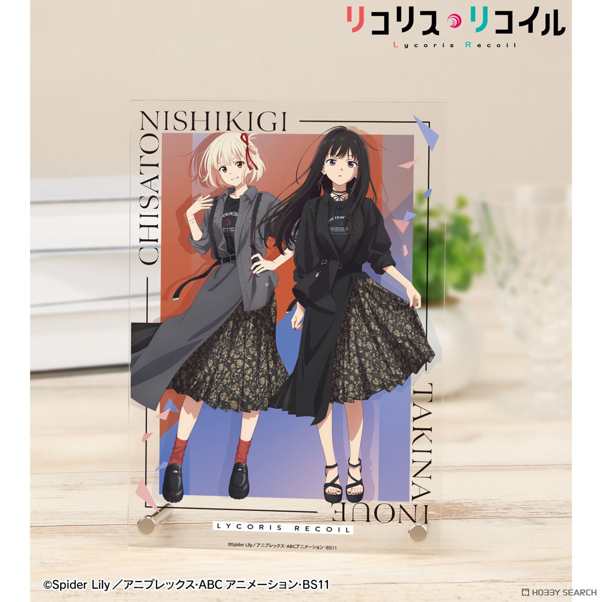 meagratiaコラボ 描き下ろし 錦木千束&井ノ上たきな A5アクリルパネル 2