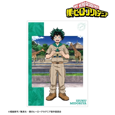 描き下ろし 緑谷出久 サファリルックver. A3マット加工ポスター 2