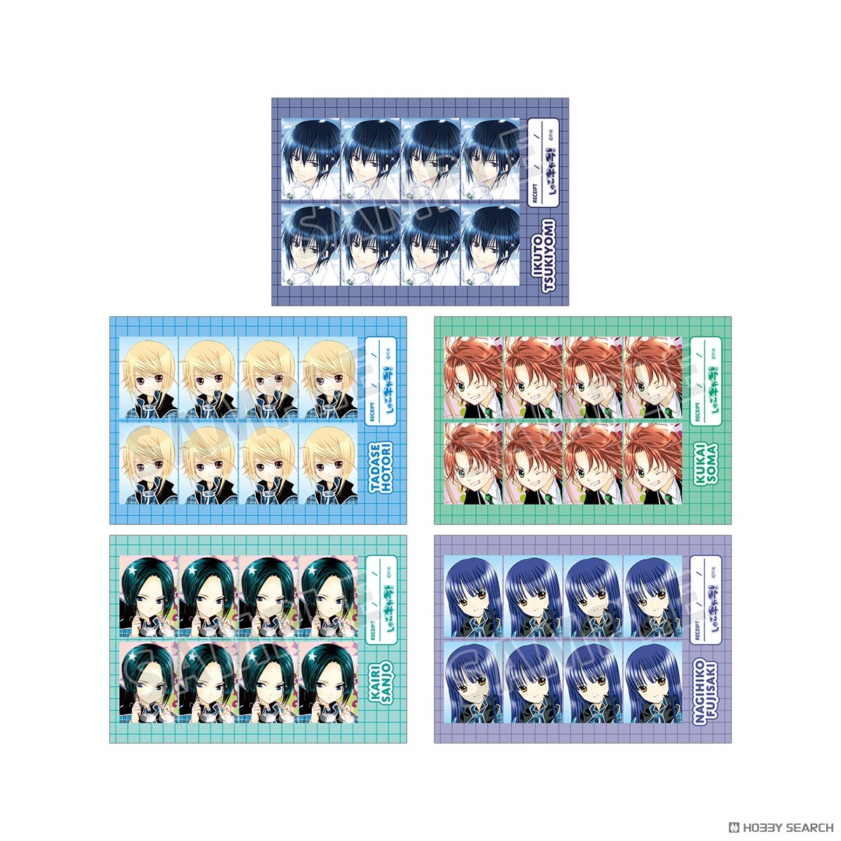 証明写真風ブロマイド5枚セット ver.B