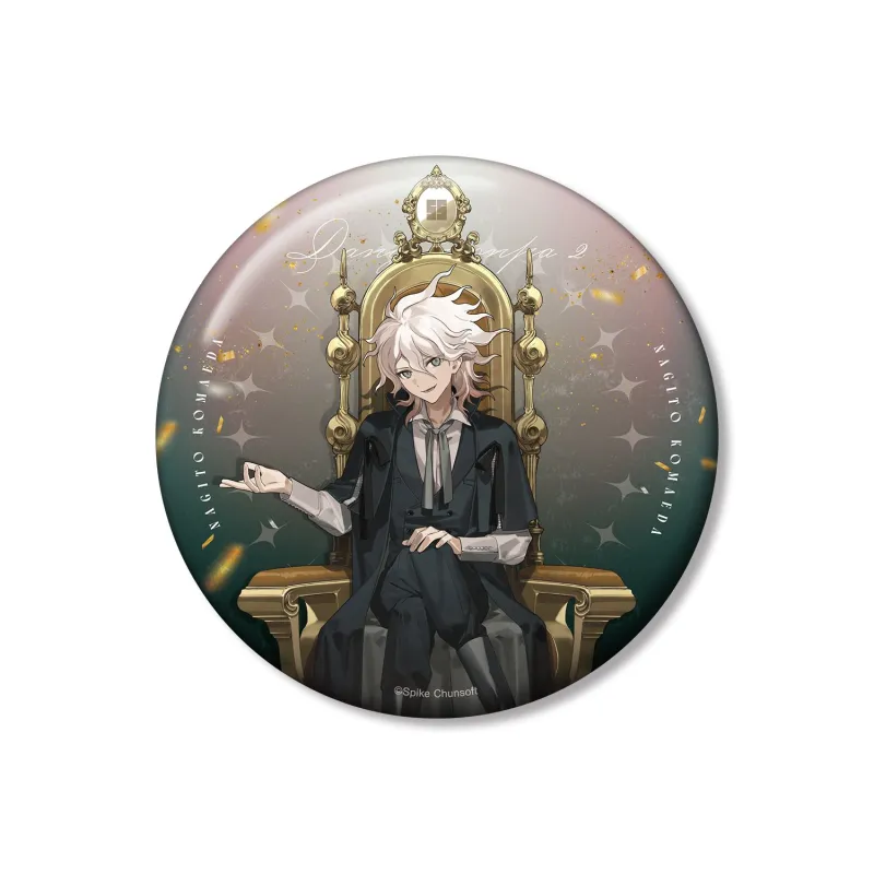 およさんイラスト 狛枝凪斗 玉座ver. 100mm缶バッジ