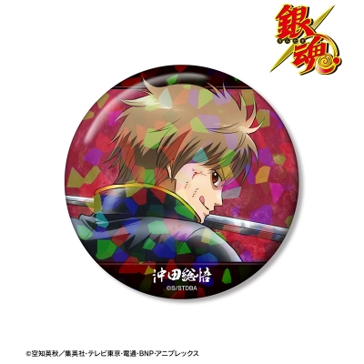 描き下ろし 沖田総悟 戦う背中ver. 第2弾 ホログラム75mm缶バッジ 2