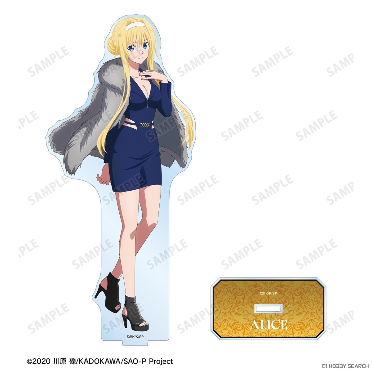 描き下ろし アリス 毛皮コート×スーツver. BIGアクリルスタンド 4