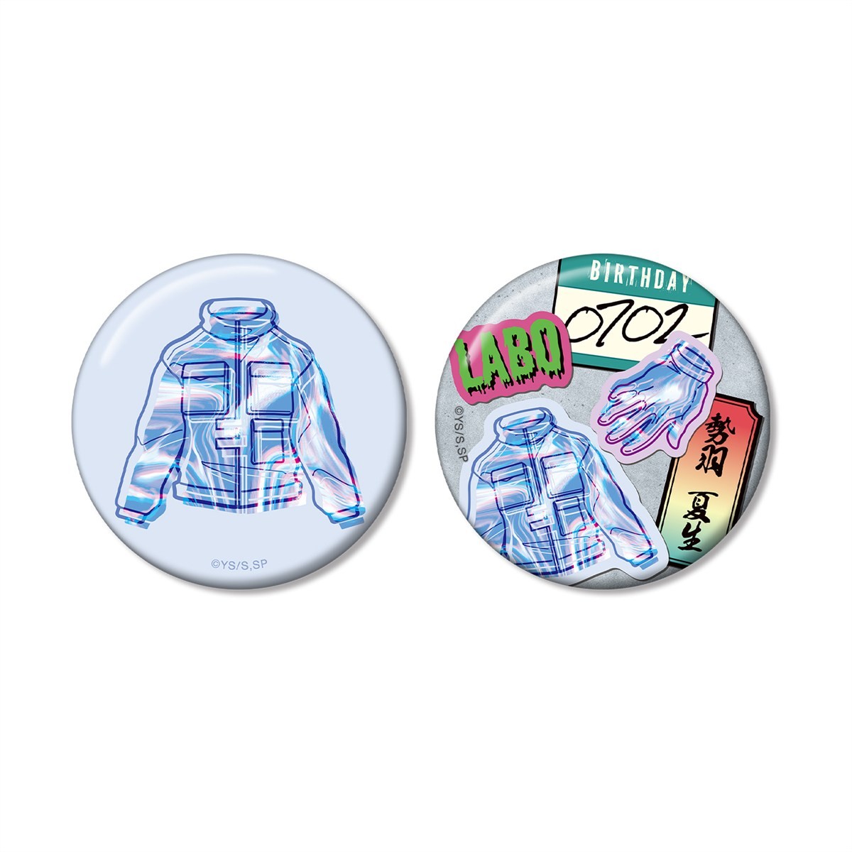 勢羽 夏生 ar-Unity モチーフ 缶バッジ2個セット 3