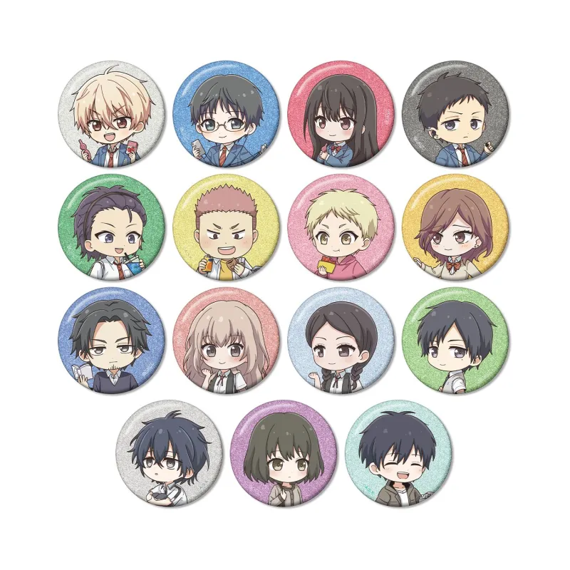トレーディング ちびキャラ 放課後ver. グリッター缶バッジ(単位/BOX)