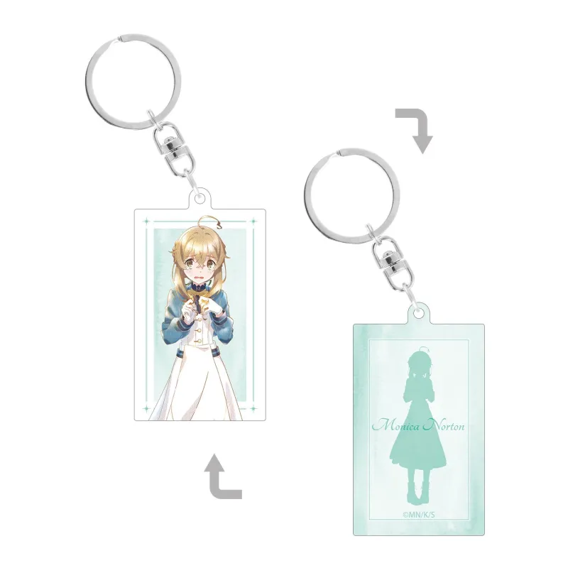 モニカ・ノートン Ani-Art aqua label 両面貼り合わせアクリルキーホルダー