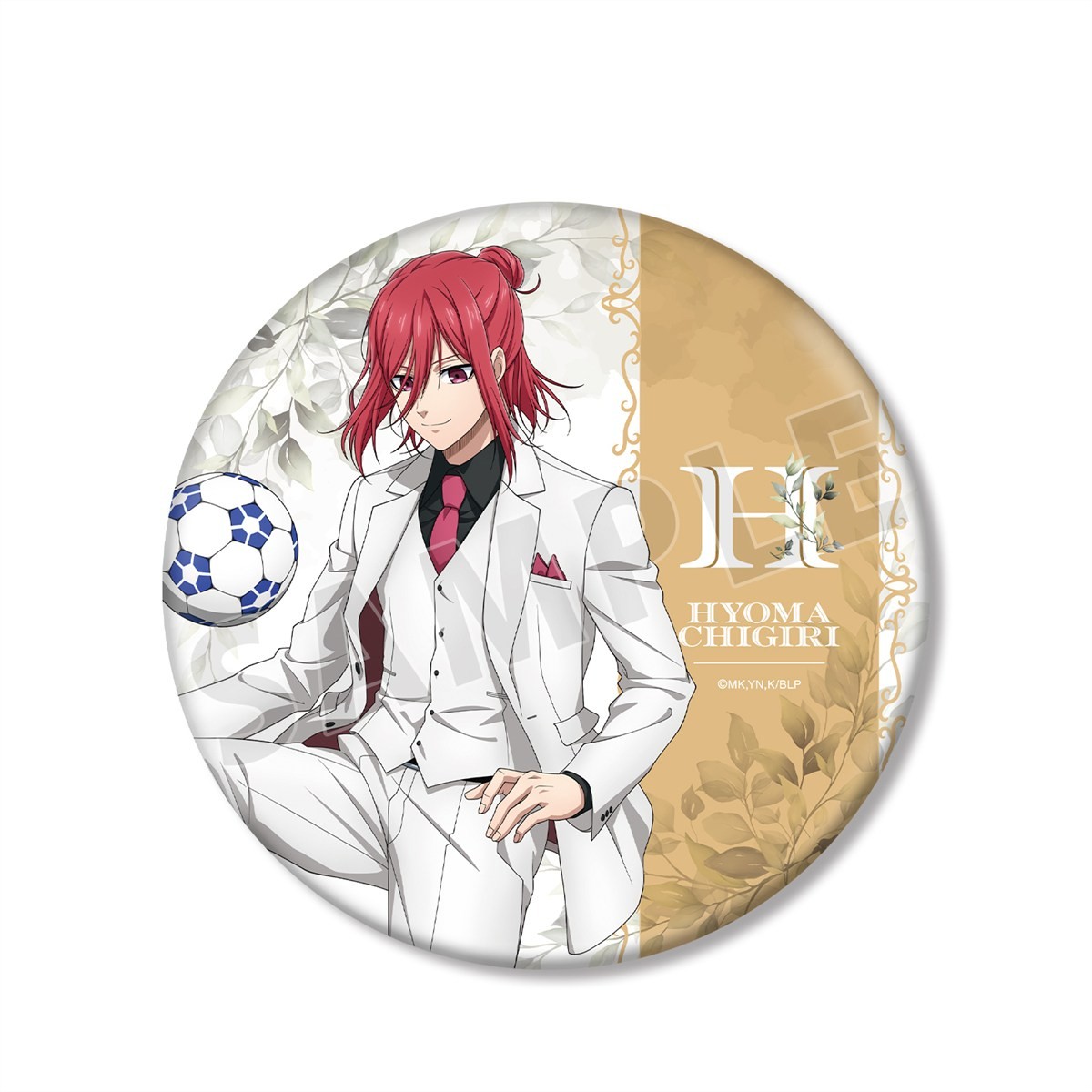 描き下ろし 千切 豹馬 スーツモデルver. 第2弾 BIG缶バッジ 2