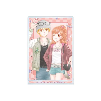 小花美穂先生 描き下ろし 倉田紗南&羽山秋人 平成ファッションver. BIGアクリルスタンド