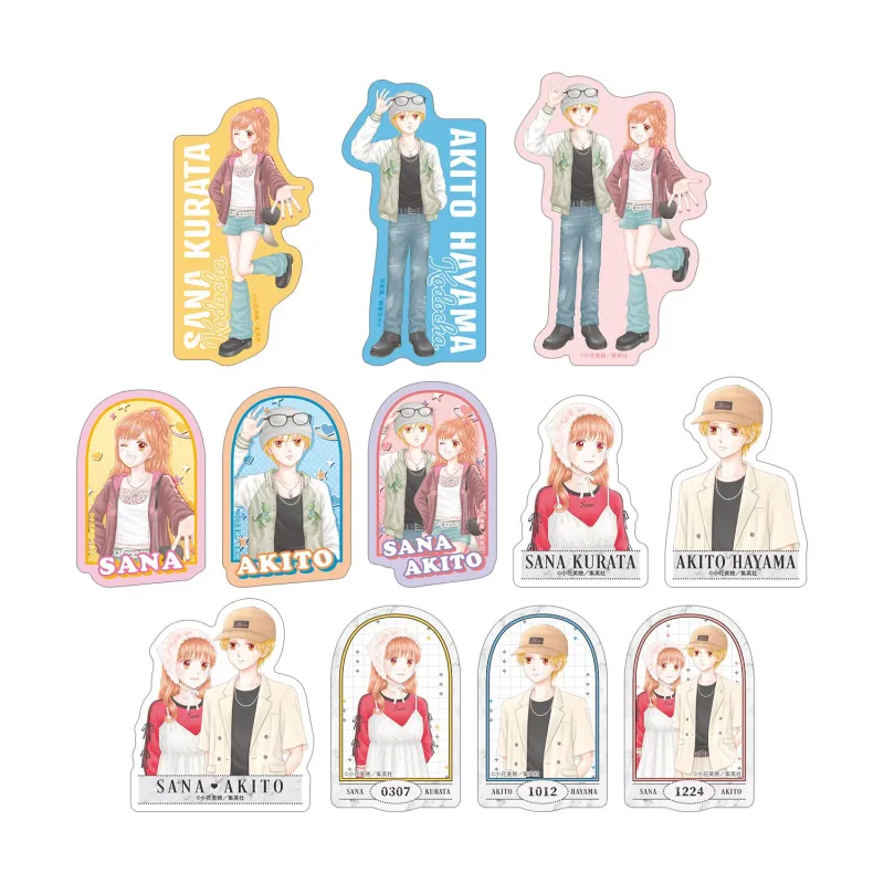 小花美穂先生 描き下ろし 時代ファッションver. トレーディングダイカットステッカー(単位/BOX)