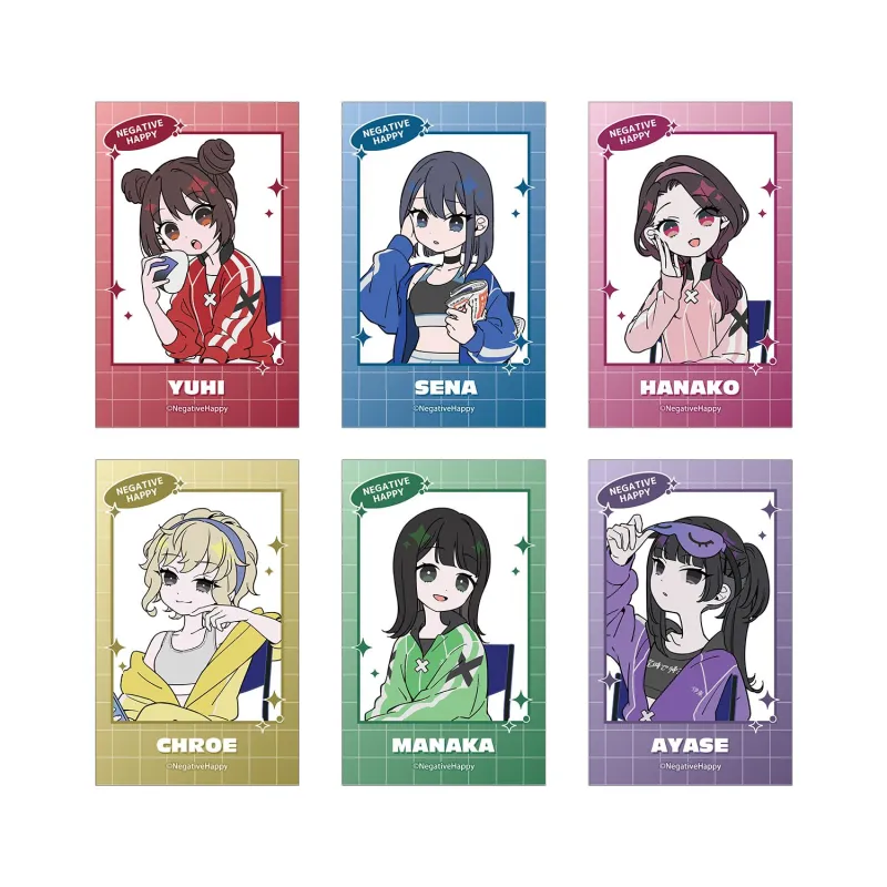 描き下ろし トレーディング ネガティヴver. インスタントカメラ風イラストカード(単位/BOX)