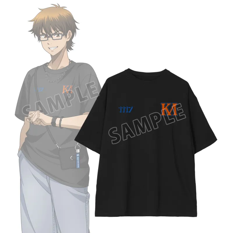 描き下ろし 御幸一也 私服・野球観戦ver. 着用BIGシルエットTシャツユニセックス(サイズ/L)
