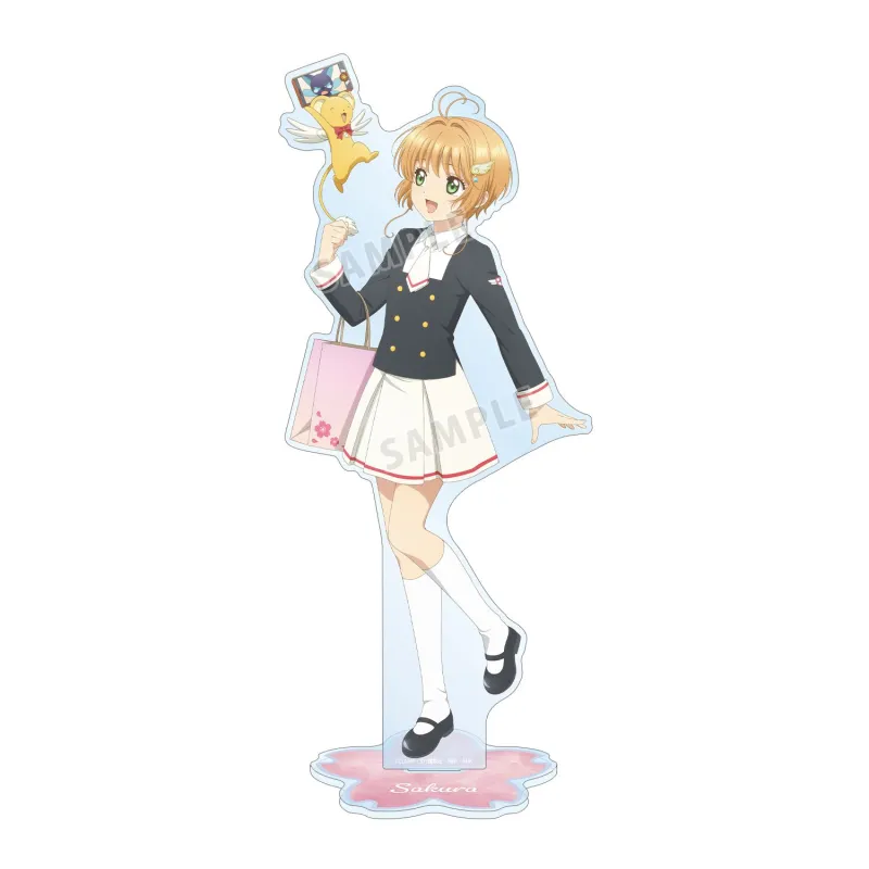 描き下ろし 木之本 桜&ケロちゃん みんなで旅行ver. 特大アクリルスタンド