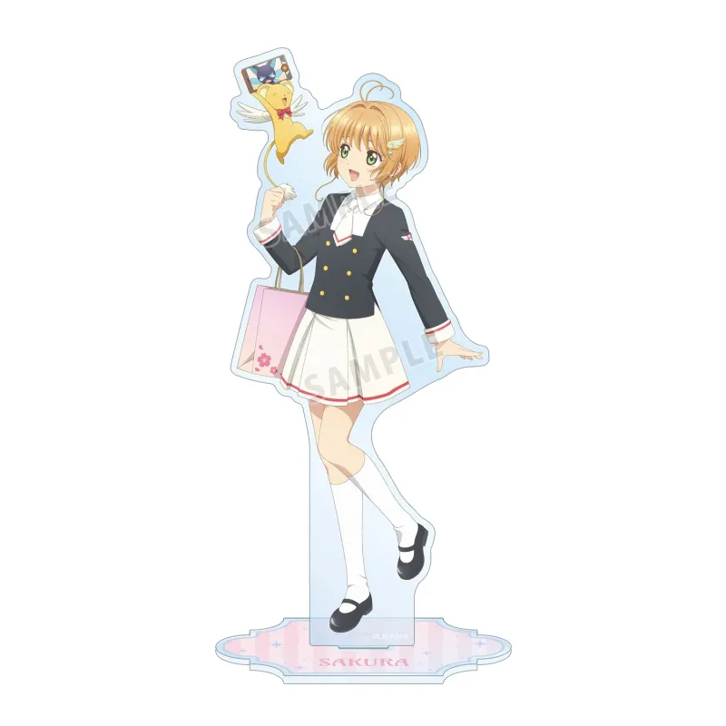 描き下ろし 木之本 桜&ケロちゃん みんなで旅行ver. BIGアクリルスタンド