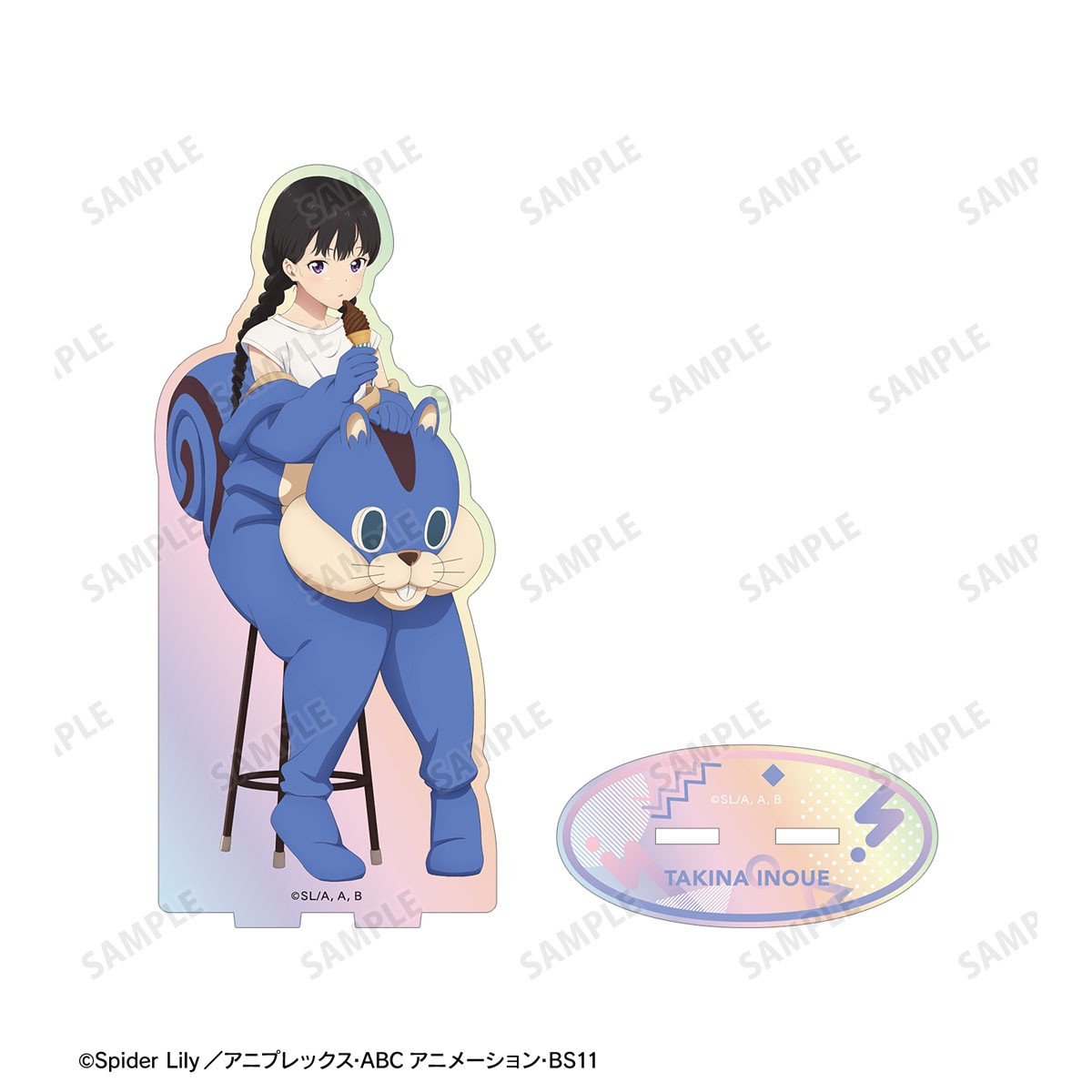 描き下ろし 井ノ上たきな 着ぐるみver. オーロラアクリルスタンド 3