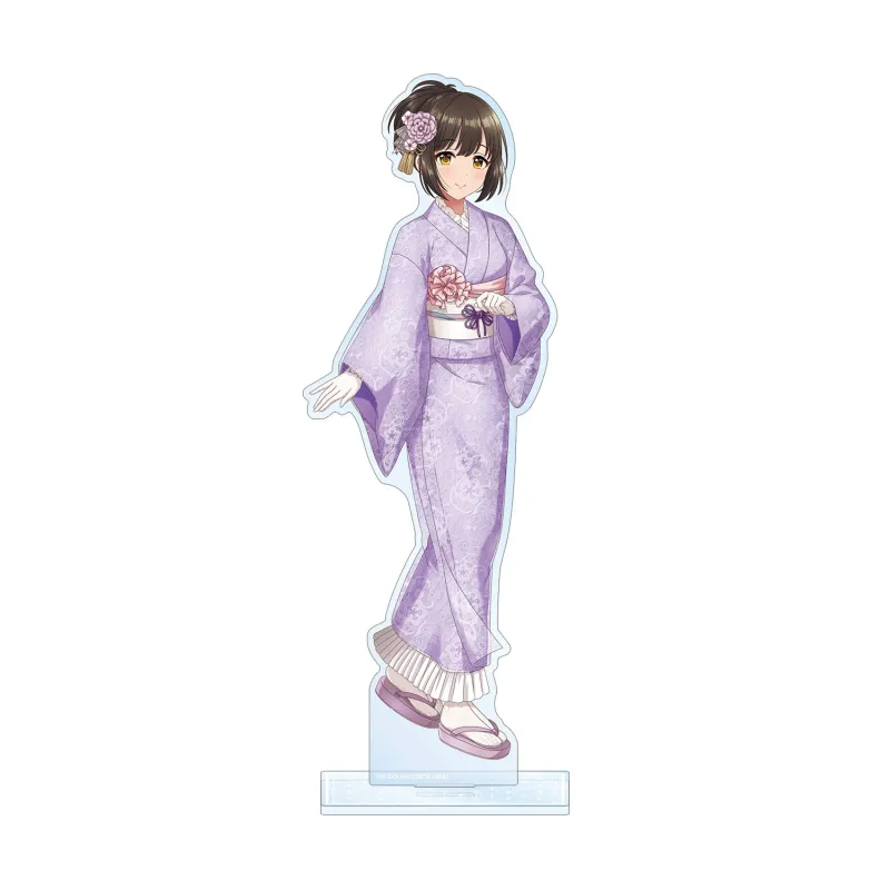 アイドルマスター シンデレラガールズ 描き下ろし 鷹富士茄子 レース着物ver. 特大アクリルスタンド