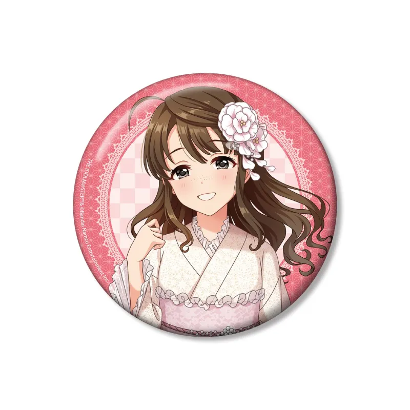 アイドルマスター シンデレラガールズ 描き下ろし 奥山沙織 レース着物ver. 100mm缶バッジ
