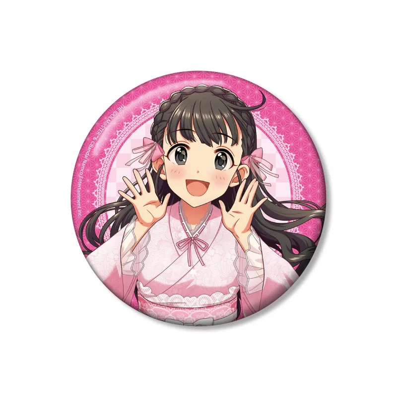 アイドルマスター シンデレラガールズ 描き下ろし 福山舞 レース着物ver. 100mm缶バッジ