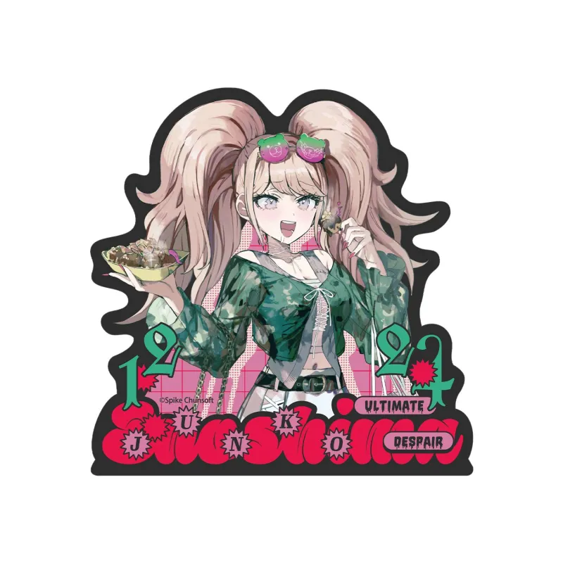 緜さんイラスト 江ノ島盾子 私服で旅行ver. ダイカットステッカー