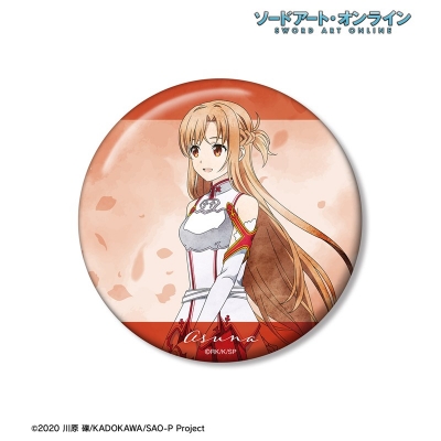 ソードアート・オンライン 描き下ろし アスナ 歩みver. 100mm缶バッジ 2