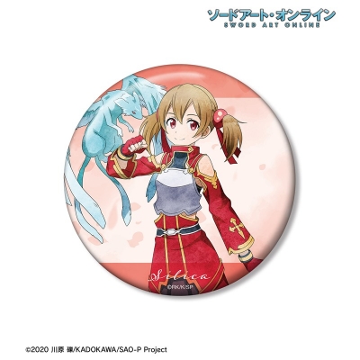 ソードアート・オンライン 描き下ろし シリカ 歩みver. 100mm缶バッジ 2