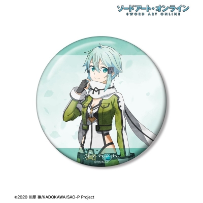 ソードアート・オンライン 描き下ろし シノン 歩みver. 100mm缶バッジ 2