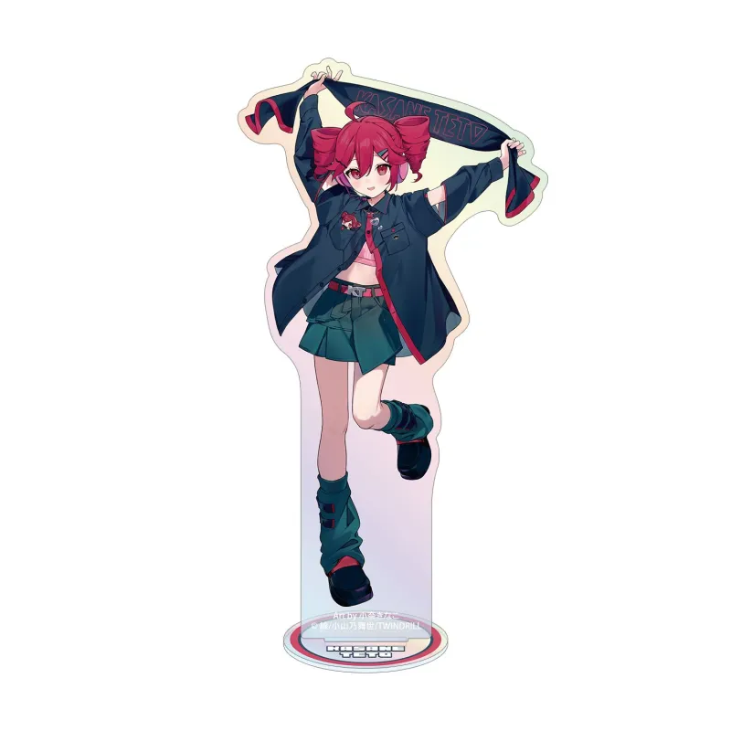 描き下ろし 重音テト モチーフジャケットver. Art by 小奈きなこ オーロラアクリルスタンド