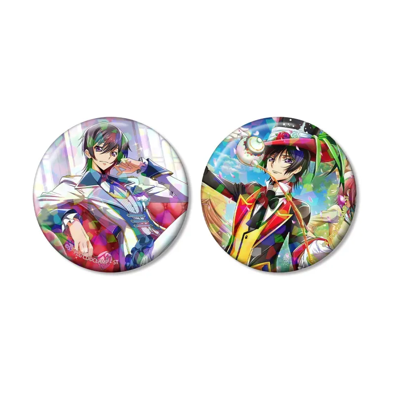 ルルーシュ ホログラム缶バッジ2個セット ver.A