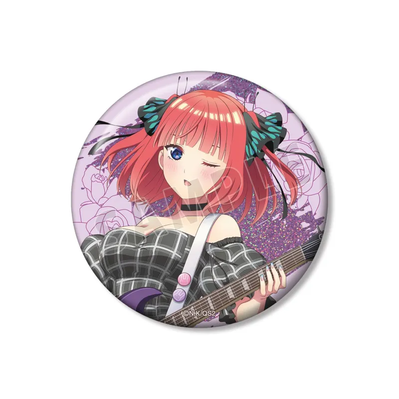 描き下ろし 中野二乃 ギター演奏ver. 75mmホログラム缶バッジ